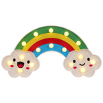 Lampada da tavolo per matrimoni, 2 batterie AA alimentate a batterie, luce notturna, Rainbow
