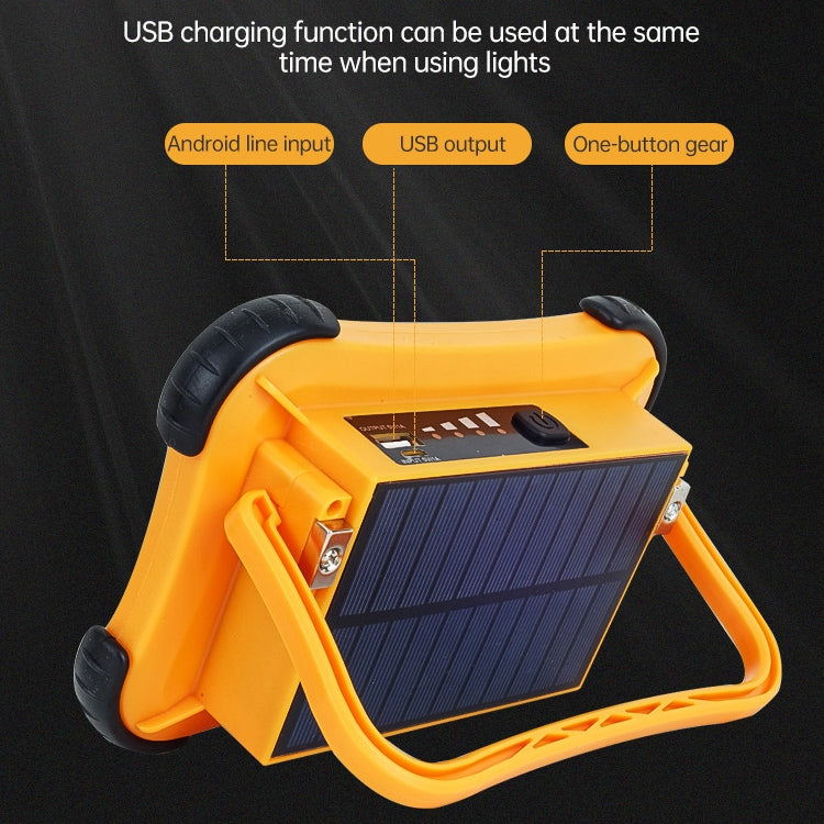 Lampada da campeggio solare portatile 50W 32 LED