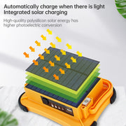 Lampada da campeggio solare portatile 50W 32 LED