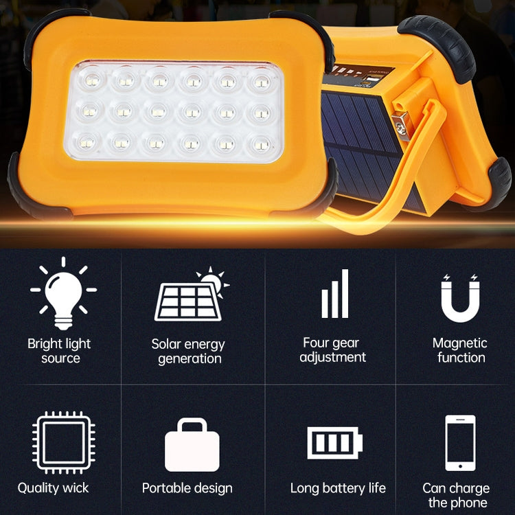 Lampada da campeggio solare portatile 50W 32 LED