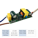 Adattatore driver LED da 25-36 W Alimentatore isolato CA 85-265 V a CC 75-135 V, 25-36W