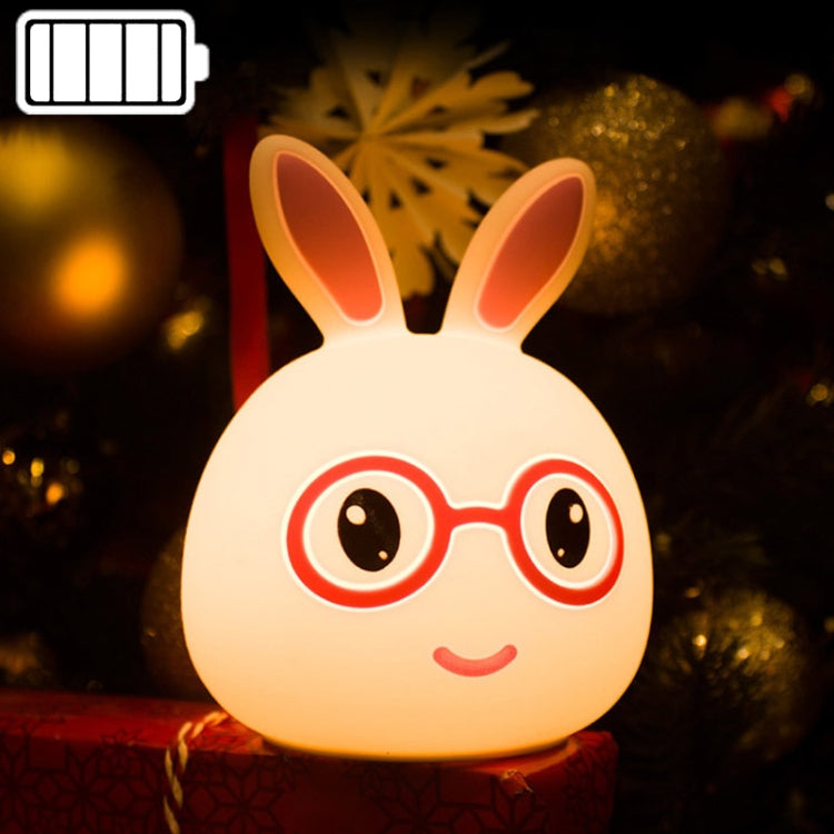 Regalo creativo della novità della lampada decorativa a LED alimentata a batteria, Smile Pink Rabbit/Battery-Powered, Smile Blue Rabbit/Battery-Powered, Happy Pink Rabbit/Battery-Powered, Happy Blue Rabbit/Battery-Powered