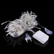 Stringa luminosa 96 LED 3,5m con controller e spina EU