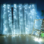 Stringa luminosa 96 LED 3,5m con controller e spina EU