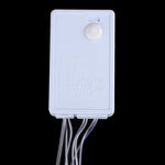 Stringa luminosa per tende da 300 LED con giunto terminale e controller multifunzione e memoria impermeabile, spina americana, CA 110 V, White Light US Plug, Warm White US Plug