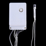 Stringa luminosa reticolare a 200 LED con giunto terminale e controller multifunzione, spina americana, CA 110 V, Colorful Light US Plug, White Light US Plug, Warm White US Plug
