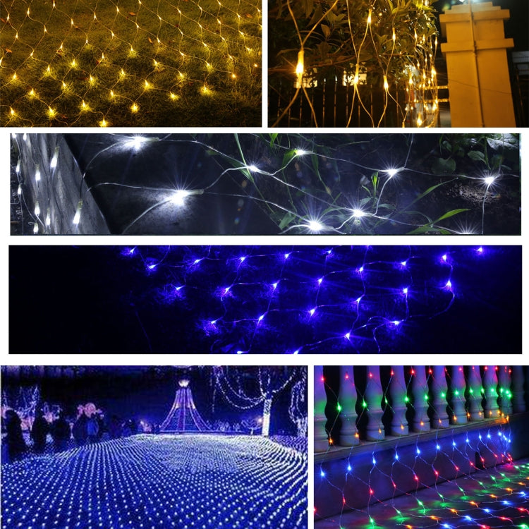 Stringa luminosa reticolare 200 LED con controller EU Plug