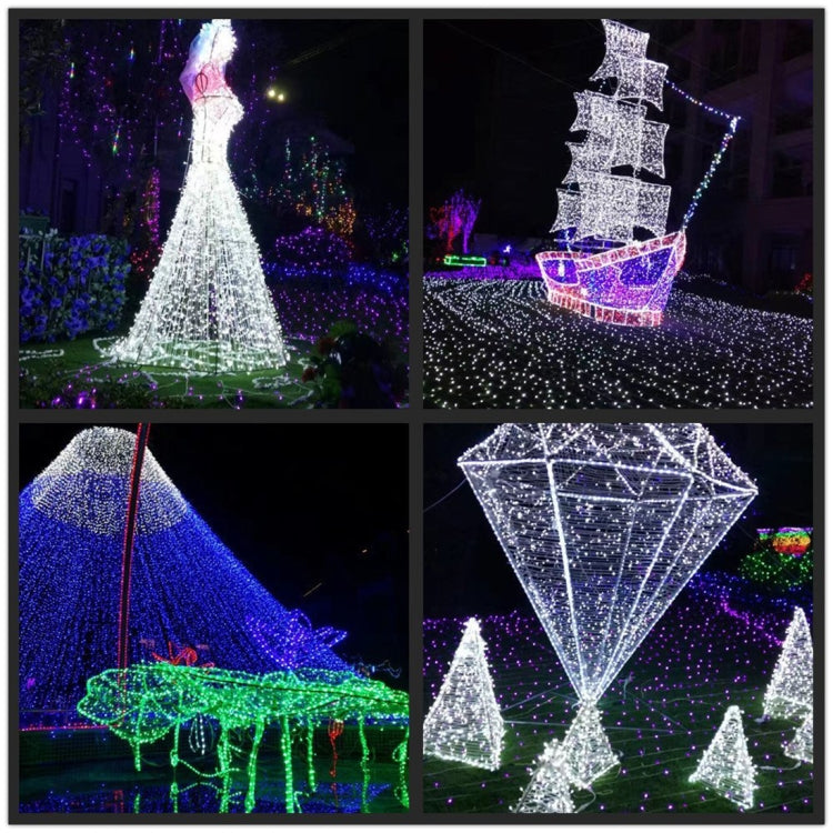 Luce decorativa natalizia da 100 LED, 17m Blue Light, 17m Colorful Light, 17m White Light, 17m Warm White
