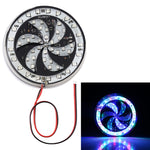 65 LED SMD 2835 Mulino a vento modificato per moto Angel Eyes RGB Luce Ruota di fuoco Luce Styling Lampada per atmosfera flash, Diametro: 8,3 cm, DC 12V, 65 LEDs Diameter: 9cm