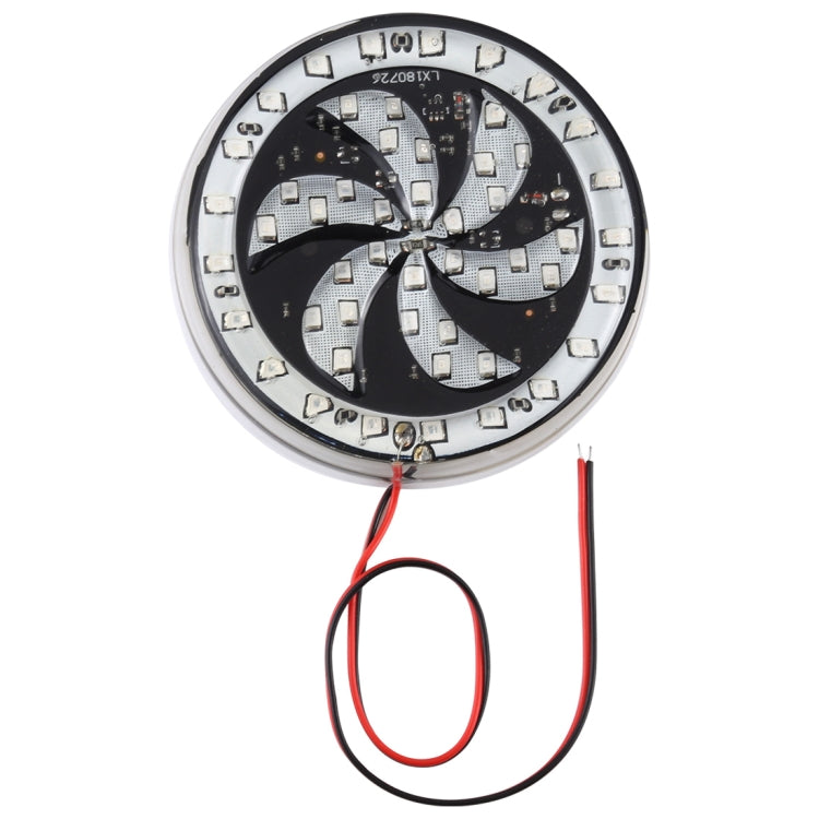 65 LED SMD 2835 Mulino a vento modificato per moto Angel Eyes RGB Luce Ruota di fuoco Luce Styling Lampada per atmosfera flash, Diametro: 8,3 cm, DC 12V, 65 LEDs Diameter: 9cm