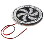 65 LED SMD 2835 Mulino a vento modificato per moto Angel Eyes RGB Luce Ruota di fuoco Luce Styling Lampada per atmosfera flash, Diametro: 8,3 cm, DC 12V, 65 LEDs Diameter: 9cm