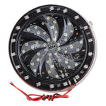 58 LED SMD 2835 Mulino a vento modificato per moto Angel Eyes RGB Luce Ruota di fuoco Luce Styling Lampada per atmosfera flash, Diametro: 10 cm, DC 12V, 58 LEDs Diameter: 10cm