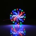 58 LED SMD 2835 Mulino a vento modificato per moto Angel Eyes RGB Luce Ruota di fuoco Luce Styling Lampada per atmosfera flash, Diametro: 10 cm, DC 12V, 58 LEDs Diameter: 10cm