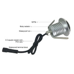Lampada da terra LED 3W impermeabile IP67 luce calda 3000K