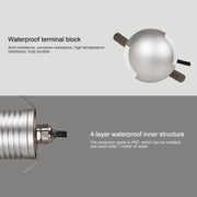 Lampada da terra LED 3W impermeabile IP66 luce calda 3000K