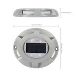 Lampada da terra solare LED impermeabile IP68 4 pezzi