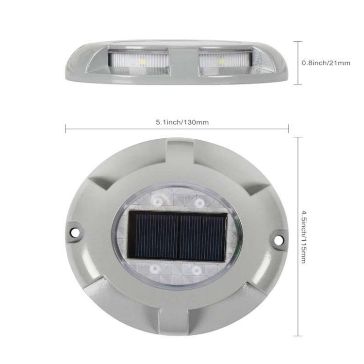 Lampada da terra solare LED impermeabile IP68 4 pezzi