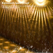 Luce solare da esterno a 6 LED con sensore di luce