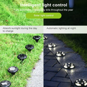 Luce interrata solare da giardino 10 LED impermeabile IP67