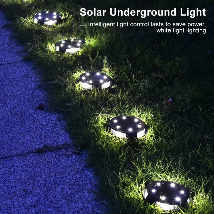 Luce interrata solare da giardino 10 LED impermeabile IP67