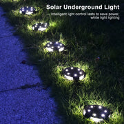 Luce interrata solare da giardino 10 LED impermeabile IP67