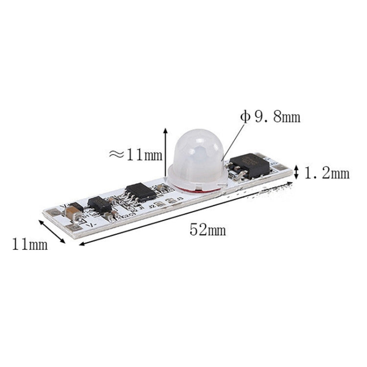 Controller del circuito stampato dell'interruttore di induzione del corpo umano DC3.7 12V / 24V