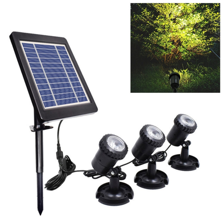 Faretto solare immersione piscina luce calda 3 in 1
