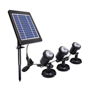 Faretto solare immersione piscina luce calda 3 in 1