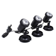 Faretto solare immersione piscina luce calda 3 in 1