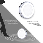 Mini lampada a 6 LED per armadio/armadietto/scale/camera da letto, distanza sensore: 5 m, DC 5 V