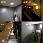 Mini lampada a 6 LED per armadio/armadietto/scale/camera da letto, distanza sensore: 5 m, DC 5 V
