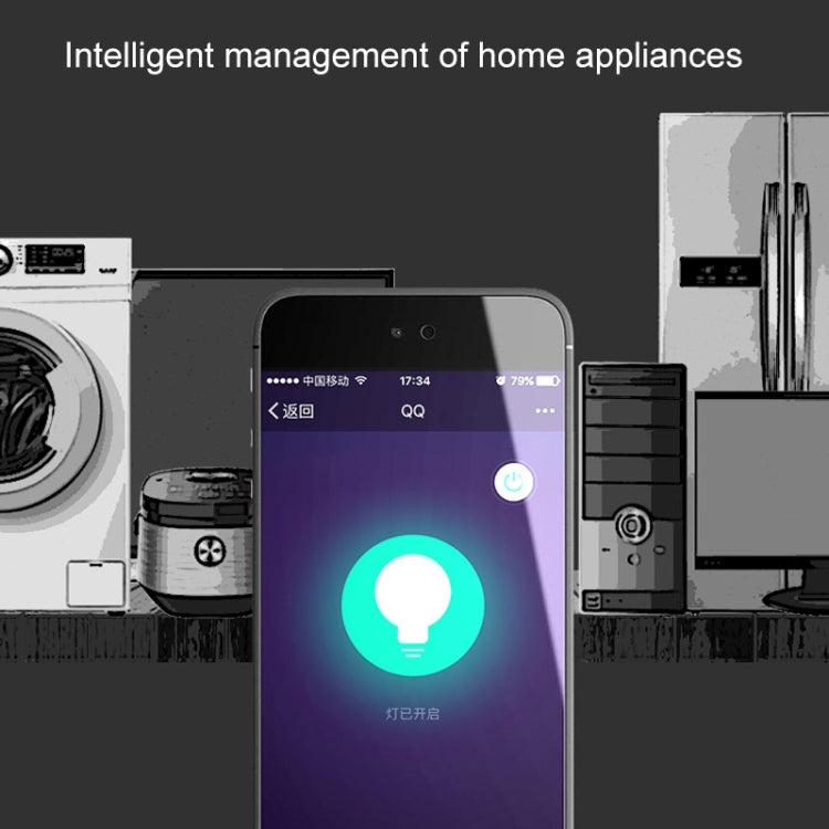 Mini spina WiFi 10A con controllo app e compatibile Alexa