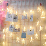 Lampada decorativa con catenella alimentata tramite USB da 20 LED per appendere quadri domestici, feste fai-da-te, matrimoni, decorazioni natalizie, 3m USB