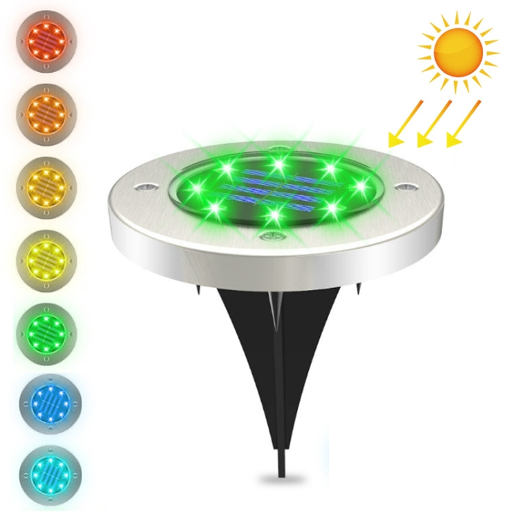 Luci solari da giardino 8 LED colorati dimmerabili
