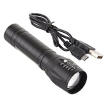 Torcia LED XPE e COB impermeabile con ricarica USB