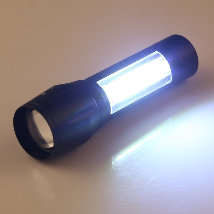 Torcia LED XPE e COB impermeabile con ricarica USB