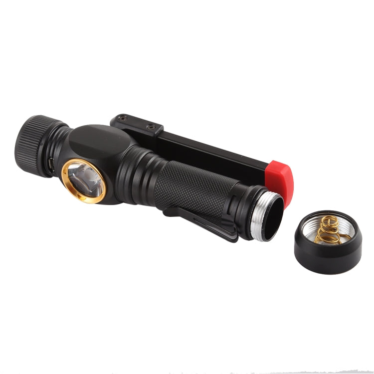 W550 10W 800LM Ricarica USB T6 + COB IPX6 Lampada da lavoro potente torcia a LED impermeabile con 5 modalità