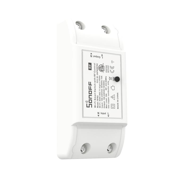 Sonoff 433MHz DIY WiFi Smart Wireless Remote Control Timer Module Power Switch with 4 Key Remote Control for Smart Home, Support iOS and Android, 433MHz with Remote Control