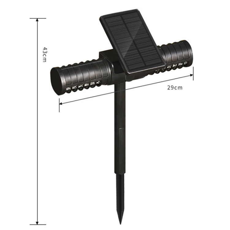 Lampada solare antizanzare da giardino impermeabile IP65 35cm