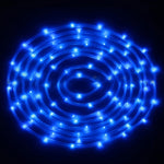 Pannello solare resistente all'acqua 50 LED, 5m 50LED Blue Light, 5m 50LED Colorful Light, 5m 50LED White Light, 5m 50LED Warm White