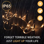 Pannello solare resistente all'acqua 50 LED, 5m 50LED Blue Light, 5m 50LED Colorful Light, 5m 50LED White Light, 5m 50LED Warm White