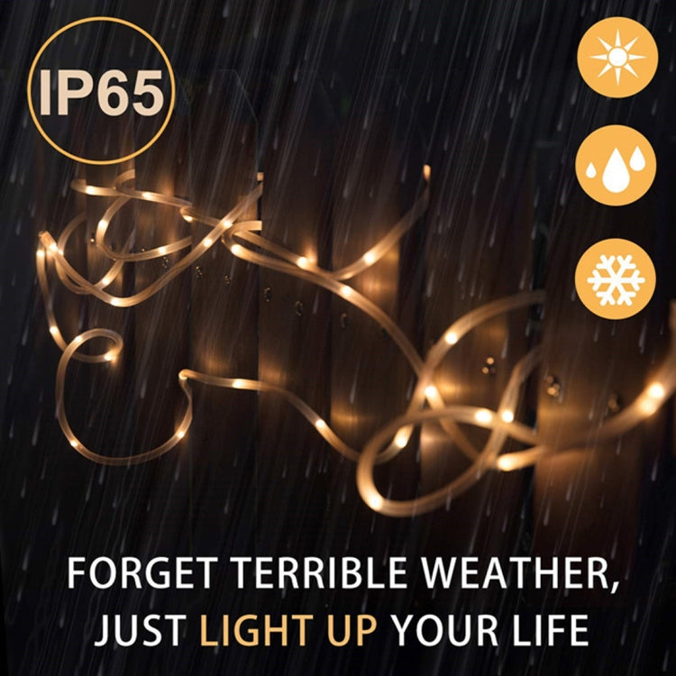 Pannello solare resistente all'acqua 50 LED, 5m 50LED Blue Light, 5m 50LED Colorful Light, 5m 50LED White Light, 5m 50LED Warm White