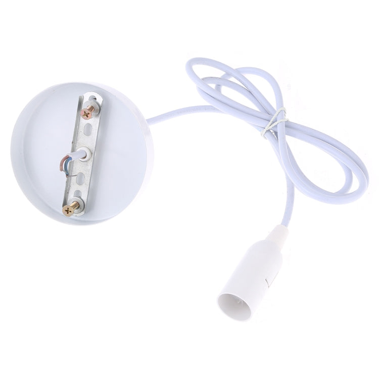 Portalampada E14 Lampadario a soffitto fai da te Lampadine Attacco base a vite, Lunghezza cavo: 1 m, E14 White