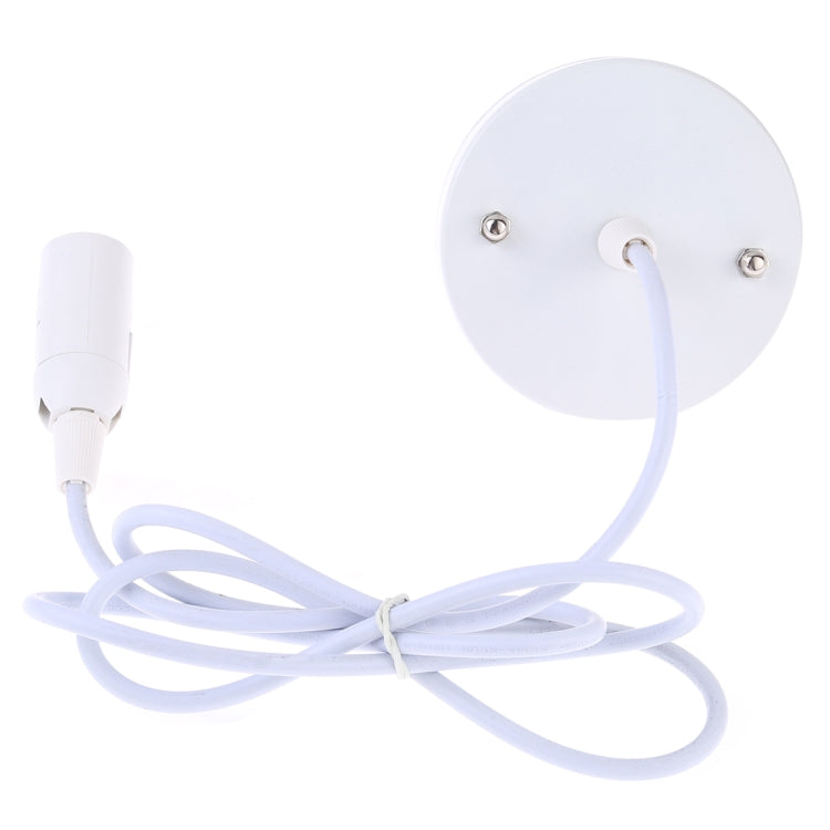 Portalampada E14 Lampadario a soffitto fai da te Lampadine Attacco base a vite, Lunghezza cavo: 1 m, E14 White