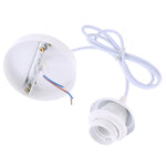 Portalampada E27 Lampadario a soffitto fai-da-te Lampadine Attacco base a vite, Lunghezza cavo: 1 m, with Base