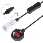 Presa lampadario con interruttore e cavo prolunga 1,8 m