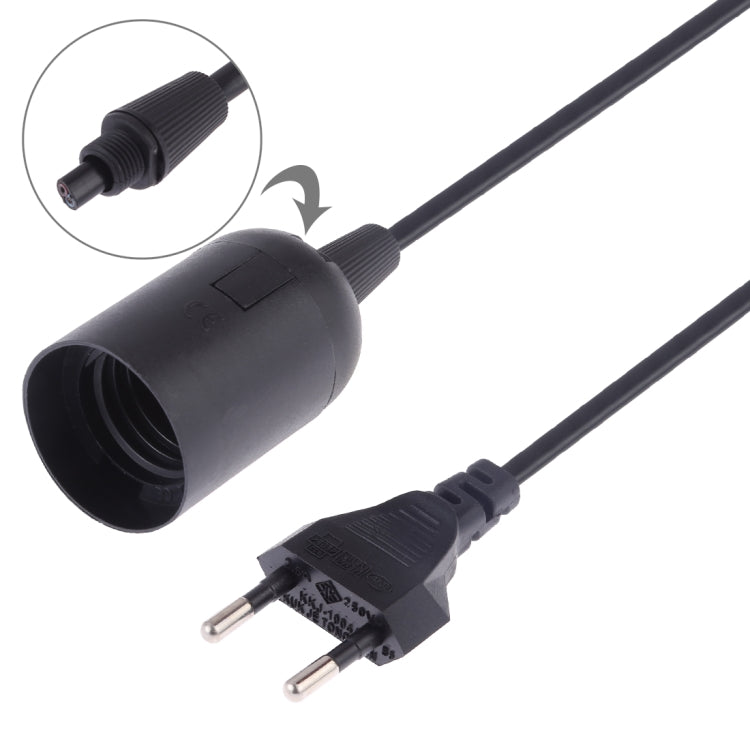 Presa corrente lampadario con portalampada E27 e cavo 1,2 m