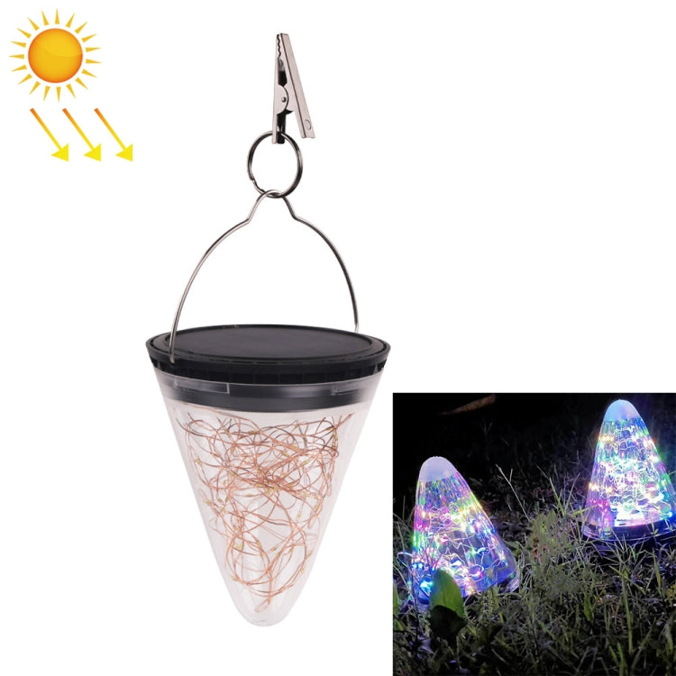 Lampada a sospensione solare conica IP55 per esterni