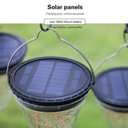 Lampada a sospensione solare conica IP55 per esterni