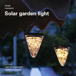 Lampada a sospensione solare conica IP55 per esterni